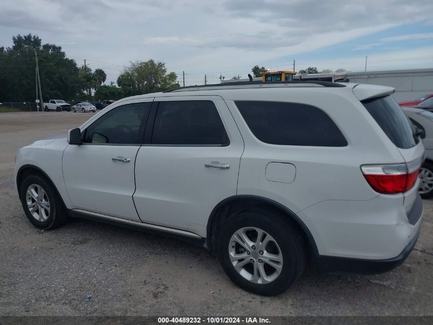 2013 Dodge Durango Crew VIN: 1C4RDHDG1DC659453 Lot: 40489232