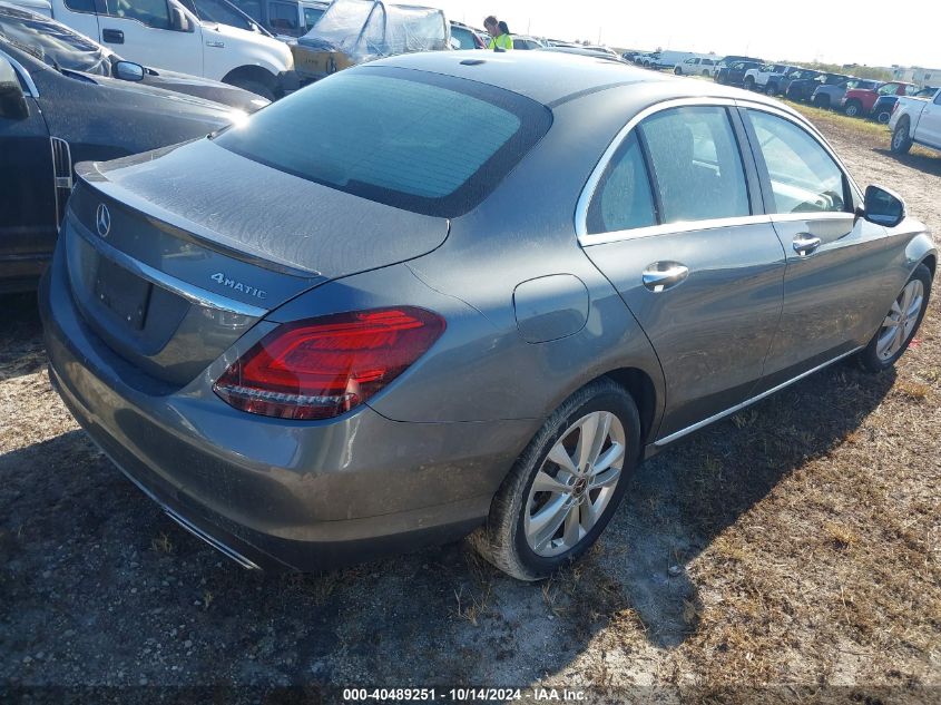 VIN 55SWF8EB7KU284196 2019 Mercedes-Benz C 300, 4Matic no.4