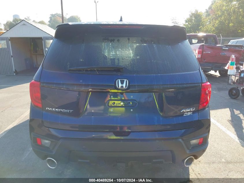 2024 Honda Passport Exl VIN: 5FNYF8H56RB023474 Lot: 40489254