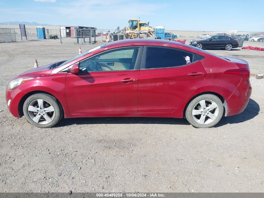 KMHDH4AE2DU699007 2013 Hyundai Elantra Gls