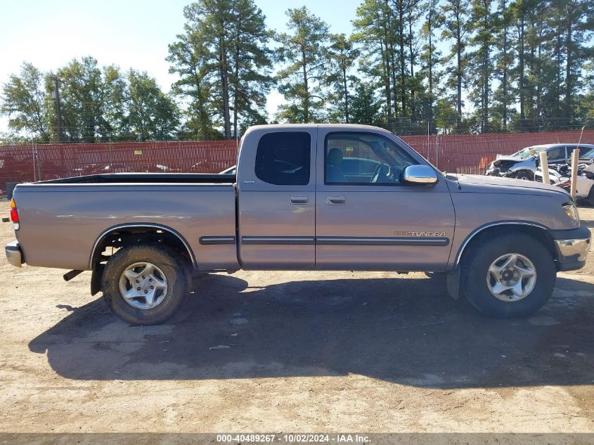 5TBRT34171S154411 2001 Toyota Tundra Sr5 V8