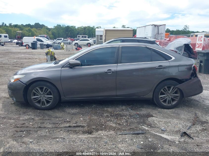 2016 Toyota Camry Se VIN: 4T1BF1FK9GU198663 Lot: 40489271