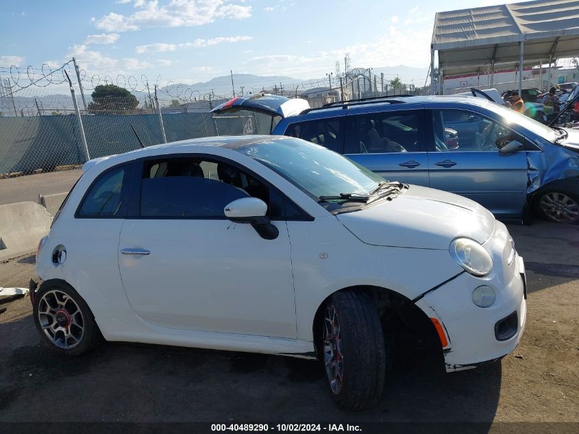 2015 Fiat 500 Sport VIN: 3C3CFFBR0FT623614 Lot: 40489290