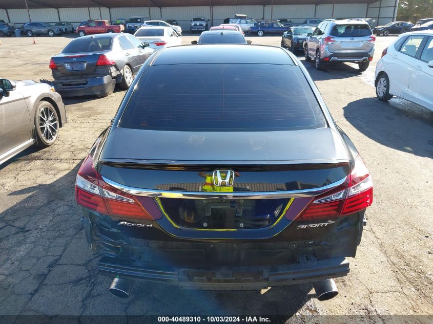 1HGCR2F50GA023883 2016 Honda Accord Sport