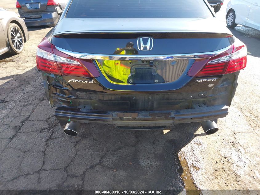 1HGCR2F50GA023883 2016 Honda Accord Sport