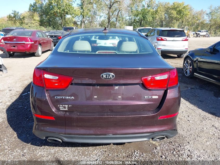 5XXGN4A77EG341176 2014 Kia Optima Ex