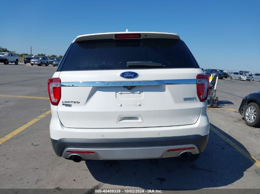 2017 Ford Explorer Limited VIN: 1FM5K7FH8HGD10224 Lot: 40489339