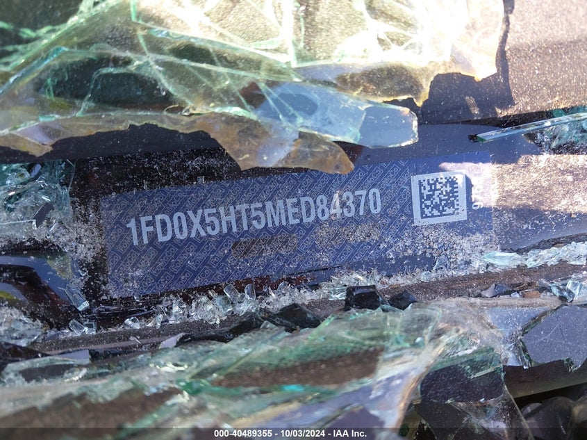 2021 FORD F-550 CHASSIS(VIN: 1FD0X5HT5MED84370