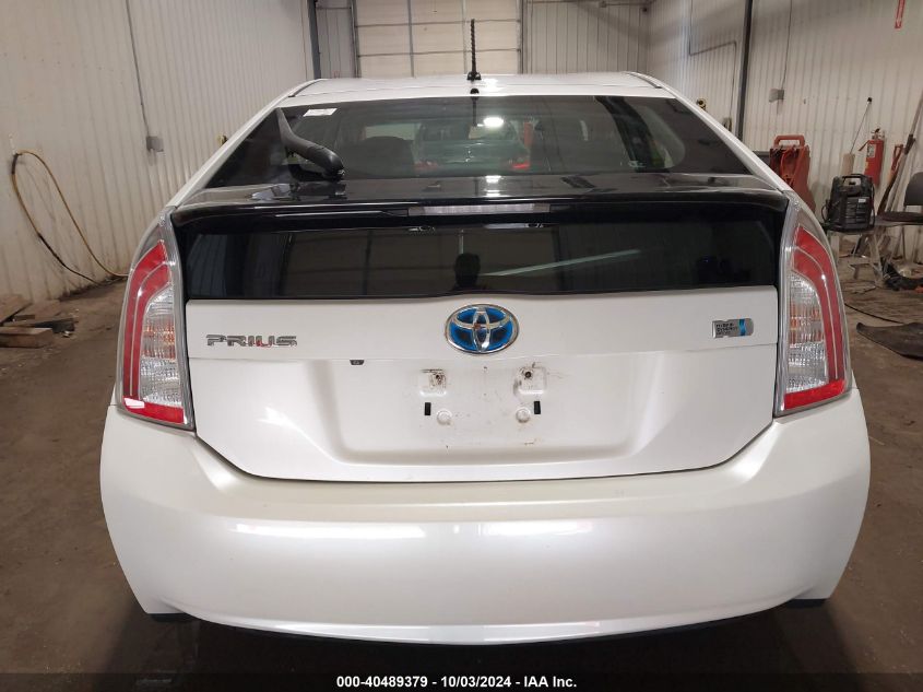 2014 Toyota Prius VIN: JTDKN3DU2E0381589 Lot: 40489379