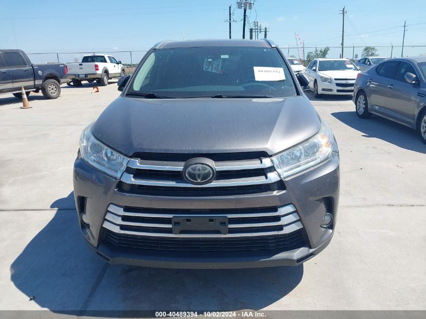 2018 Toyota Highlander Xle VIN: 5TDKZRFH1JS545381 Lot: 40489394