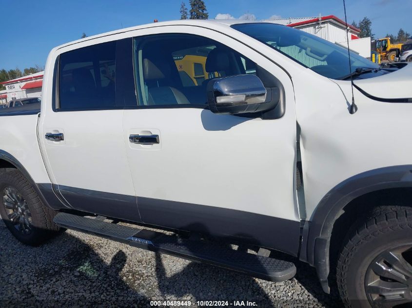 2018 Nissan Titan Platinum Reserve/Pro-4X/S/Sl/Sv VIN: 1N6AA1E5XJN542610 Lot: 40489449