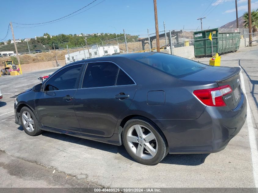 2013 Toyota Camry Se VIN: 4T1BF1FK5DU701357 Lot: 40489526