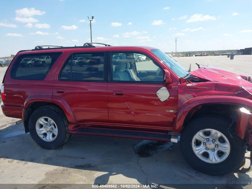 2002 Toyota 4Runner Sr5 V6 VIN: JT3HN86R920388524 Lot: 40489562