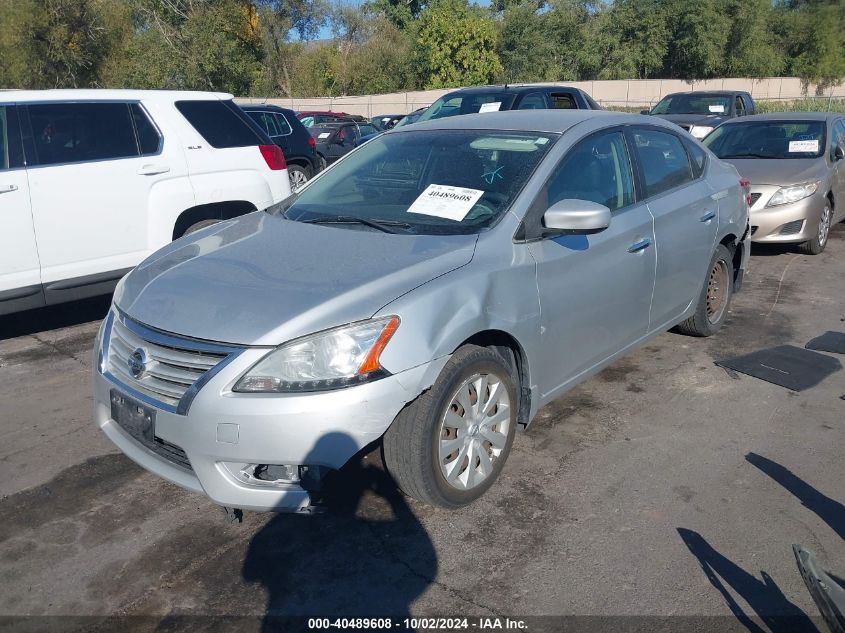 VIN 3N1AB7AP5FY238091 2015 Nissan Sentra, S no.2