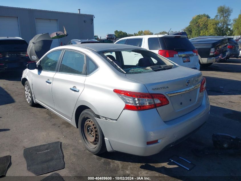 VIN 3N1AB7AP5FY238091 2015 Nissan Sentra, S no.3