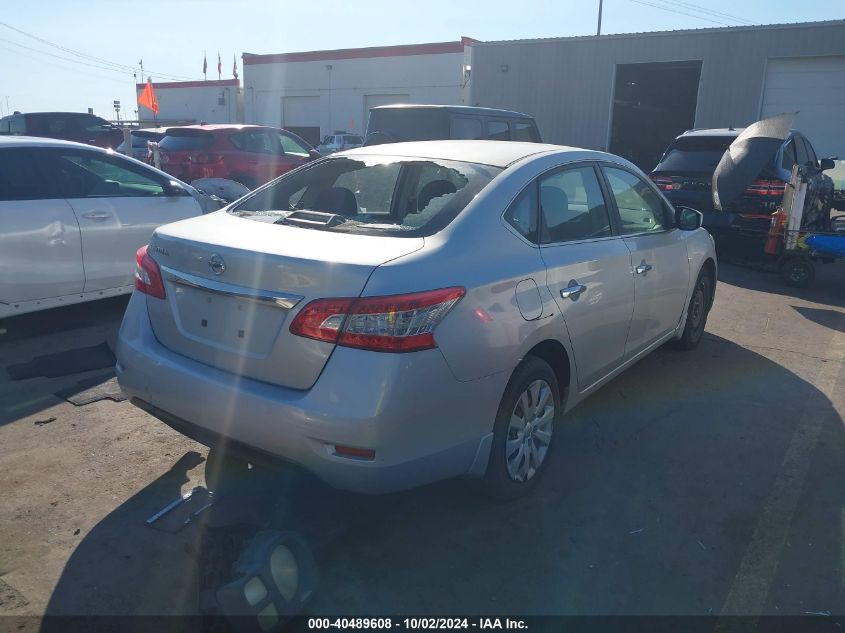 VIN 3N1AB7AP5FY238091 2015 Nissan Sentra, S no.4