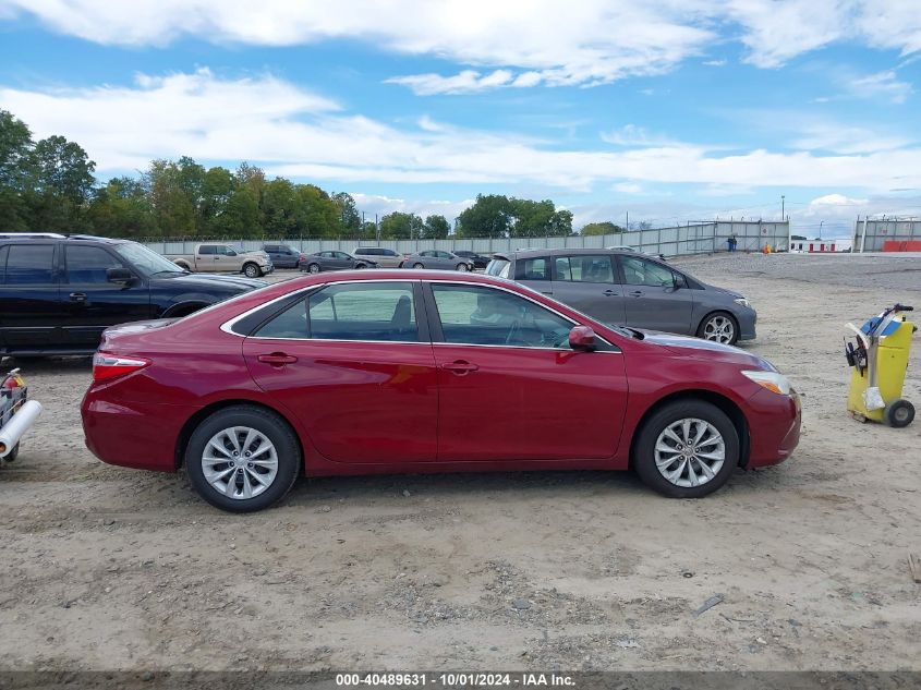 2016 Toyota Camry Le VIN: 4T1BF1FK5GU516259 Lot: 40489631