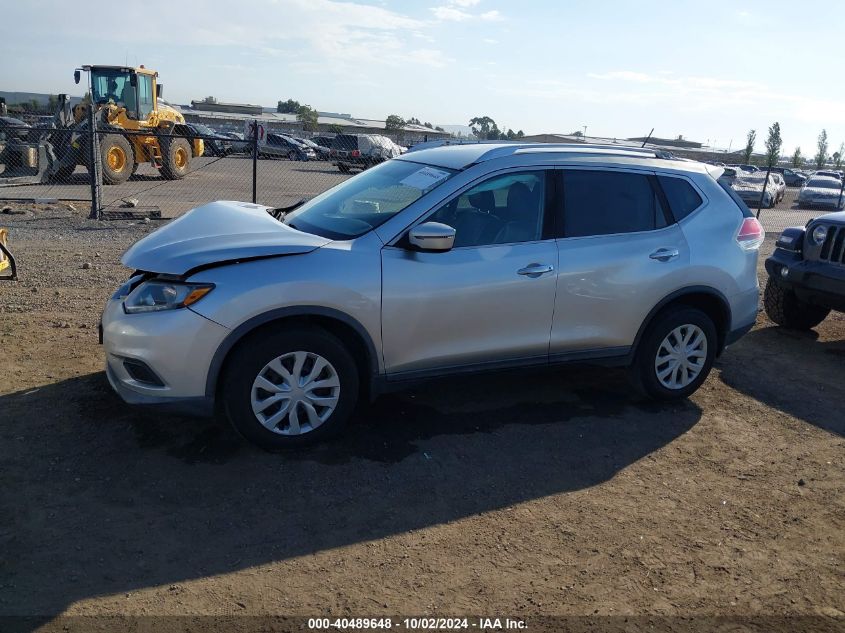 2016 Nissan Rogue S VIN: KNMAT2MT6GP705639 Lot: 40489648