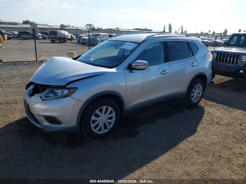 KNMAT2MT6GP705639 2016 NISSAN ROGUE - Image 2