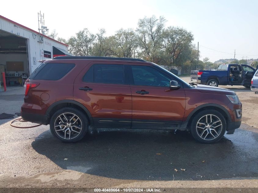 2016 Ford Explorer Sport VIN: 1FM5K8GT9GGD27735 Lot: 40489664