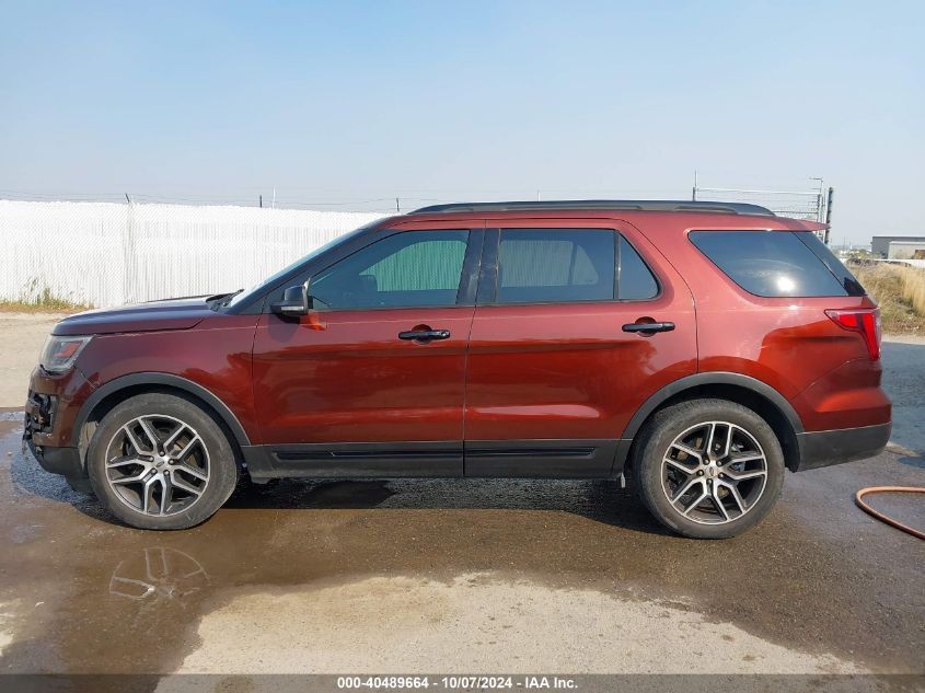 2016 Ford Explorer Sport VIN: 1FM5K8GT9GGD27735 Lot: 40489664