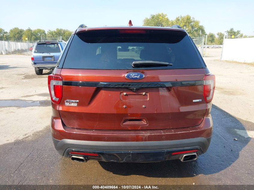 2016 Ford Explorer Sport VIN: 1FM5K8GT9GGD27735 Lot: 40489664