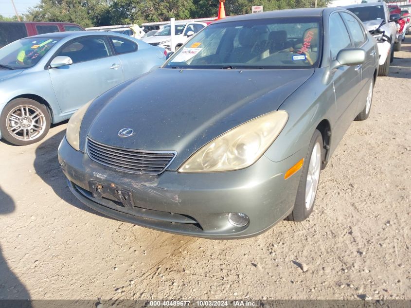 2005 Lexus Es 330 VIN: JTHBA30G955090021 Lot: 40489677