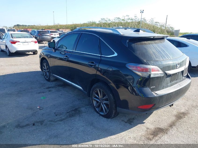 VIN 2T2BK1BA7FC288317 2015 Lexus RX, 350 F Sport no.3