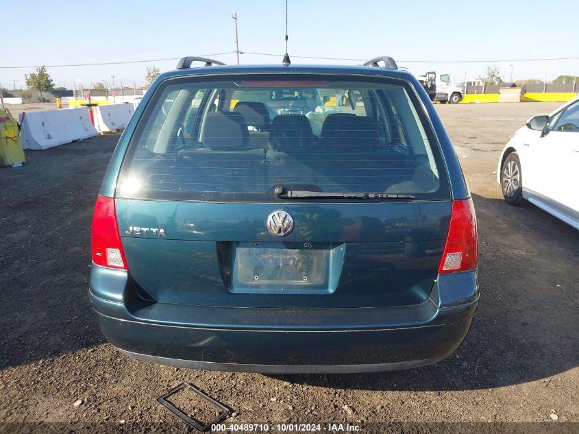 2001 Volkswagen Jetta Gls VIN: WVWSK61J21W713431 Lot: 40489710