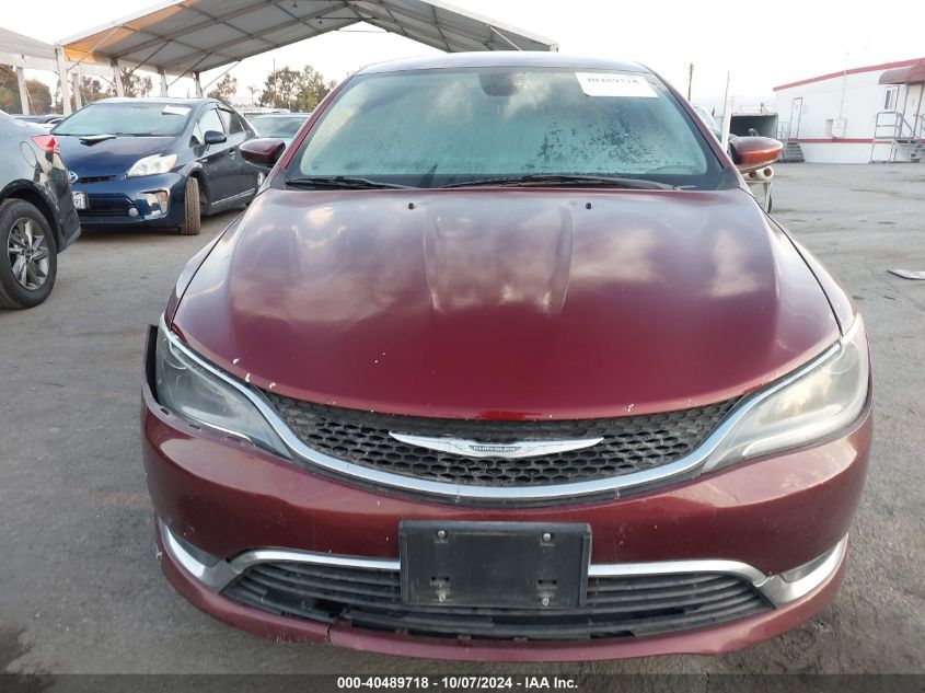 2016 Chrysler 200 Limited VIN: 1C3CCCAB5GN106581 Lot: 40489718