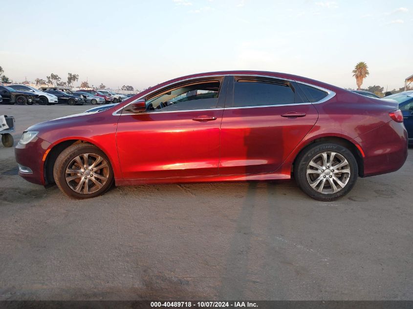 2016 Chrysler 200 Limited VIN: 1C3CCCAB5GN106581 Lot: 40489718