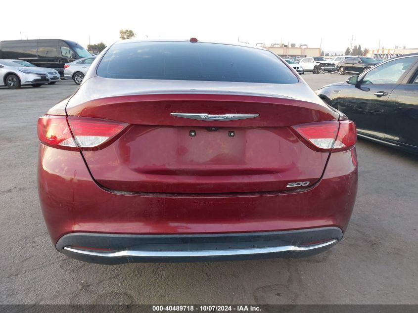 2016 Chrysler 200 Limited VIN: 1C3CCCAB5GN106581 Lot: 40489718