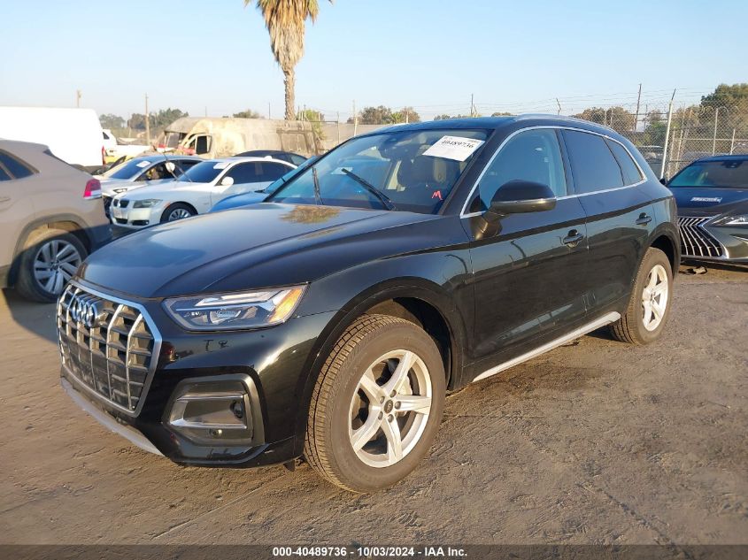 2023 Audi Q5 Premium 40 Tfsi Quattro S Tronic VIN: WA1ABAFY6P2194897 Lot: 40489736