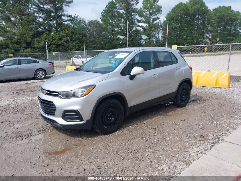 3GNCJKSB1JL205407 2018 CHEVROLET TRAX - Image 2