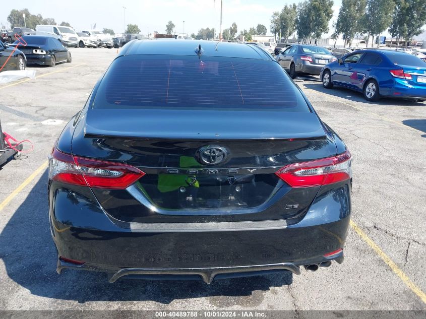 4T1G11AK7NU020257 2022 Toyota Camry Se Nightshade Edition