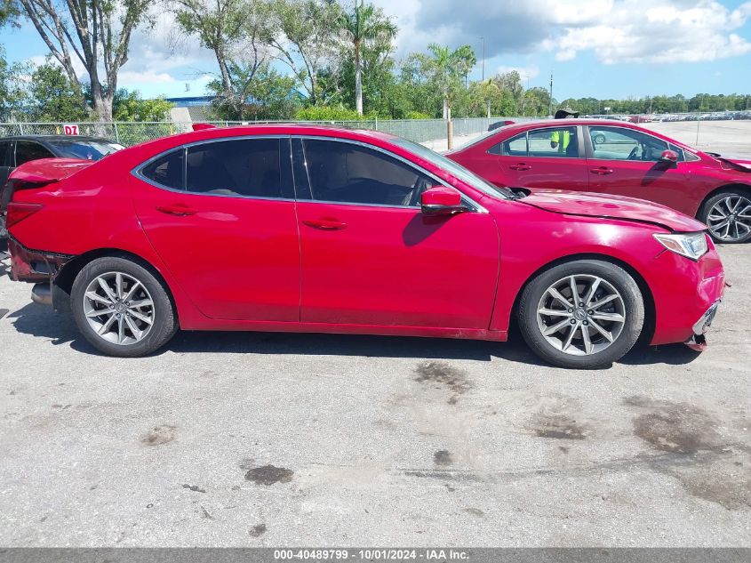 2018 Acura Tlx VIN: 19UUB1F34JA005248 Lot: 40489799