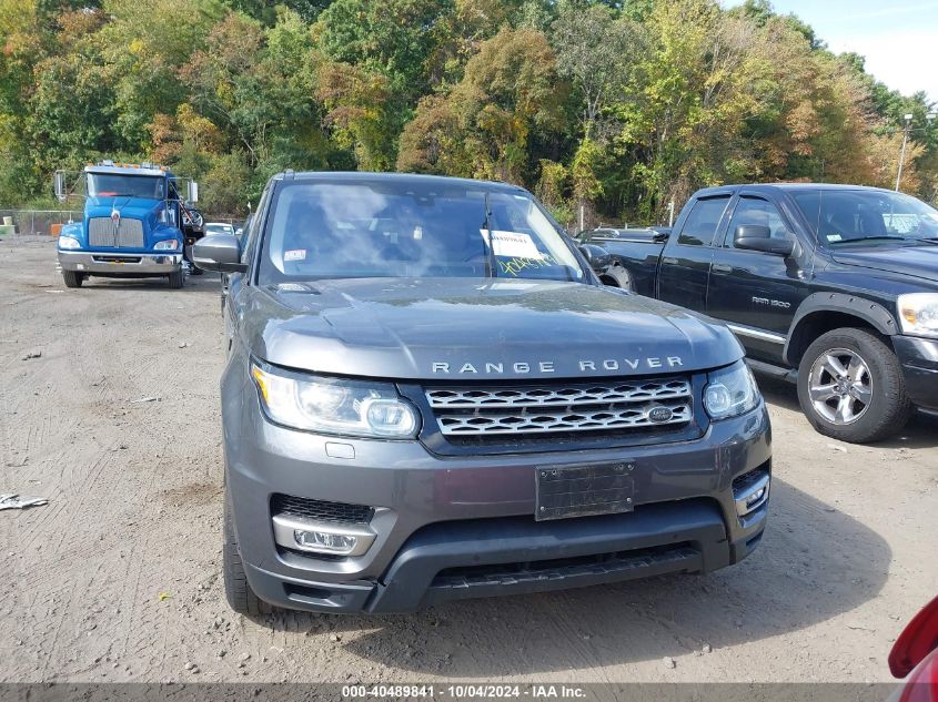 2017 Land Rover Range Rover Sport 3.0L V6 Supercharged Hse VIN: SALWR2FV6HA681312 Lot: 40489841