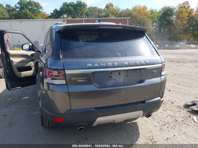 2017 Land Rover Range Rover Sport 3.0L V6 Supercharged Hse VIN: SALWR2FV6HA681312 Lot: 40489841