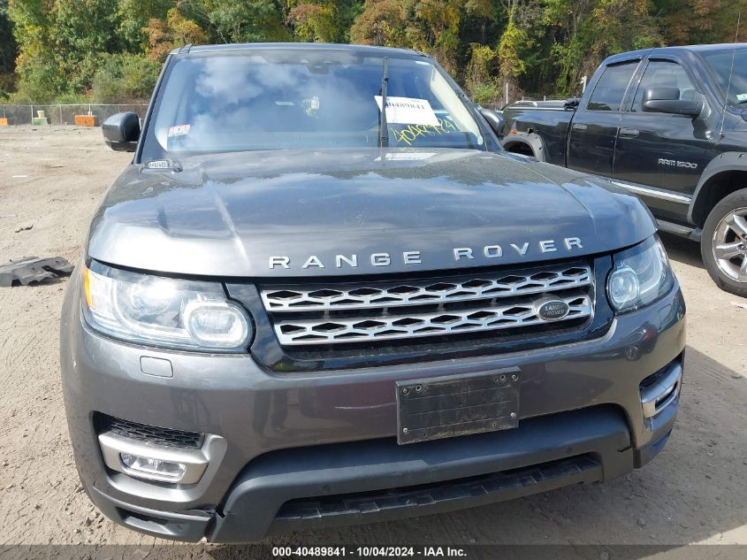 2017 Land Rover Range Rover Sport 3.0L V6 Supercharged Hse VIN: SALWR2FV6HA681312 Lot: 40489841