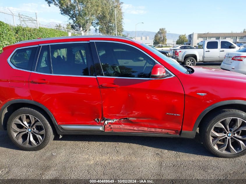 2017 BMW X3 xDrive28I VIN: 5UXWX9C54H0D99638 Lot: 40489849