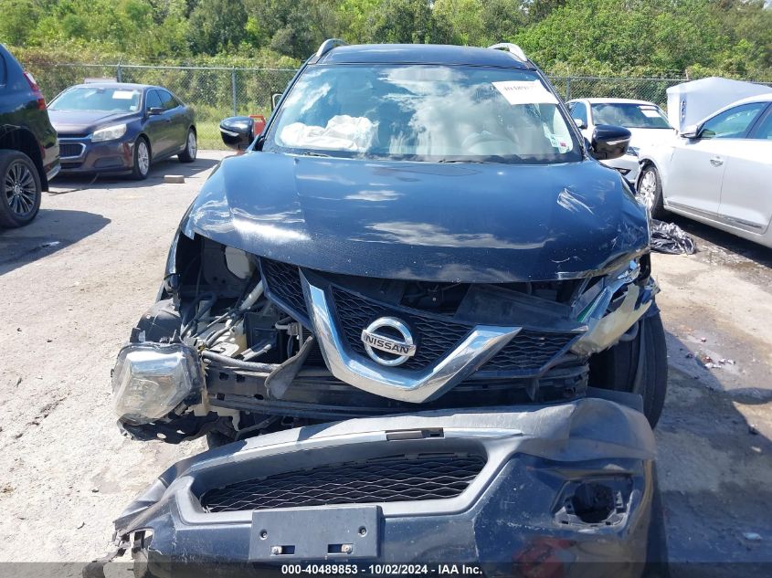 2014 Nissan Rogue Sv VIN: 5N1AT2MT4EC856267 Lot: 40489853