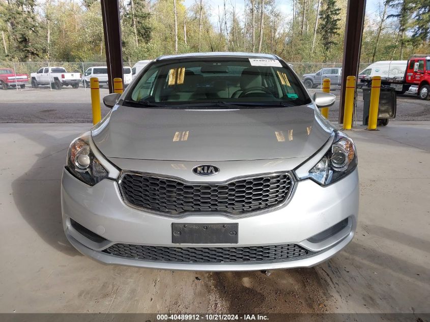 2016 Kia Forte Lx VIN: KNAFK4A63G5554478 Lot: 40489912