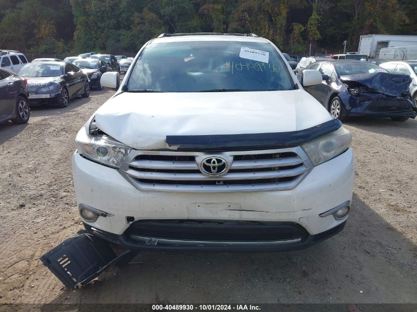 2012 Toyota Highlander Base V6 VIN: 5TDBK3EH3CS154805 Lot: 40489930