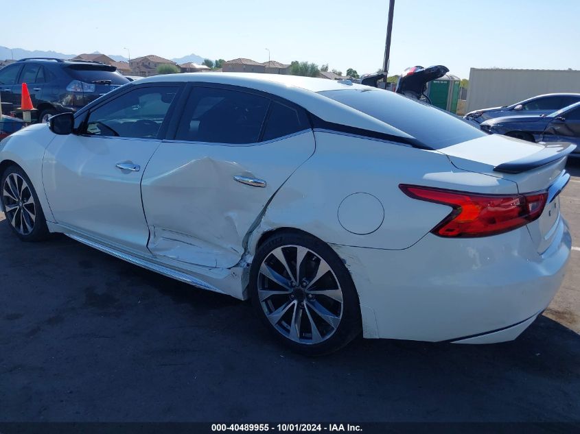 2016 Nissan Maxima 3.5 Sr VIN: 1N4AA6AP4GC431052 Lot: 40489955