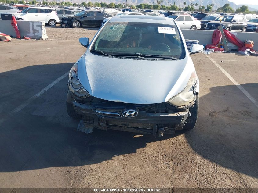 2012 Hyundai Elantra Limited VIN: 5NPDH4AE8CH126531 Lot: 40489994