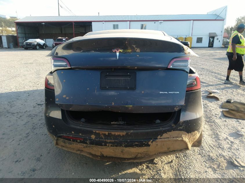 2023 Tesla Model Y Awd/Long Range Dual Motor All-Wheel Drive VIN: 7SAYGDEE9PA052474 Lot: 40490026