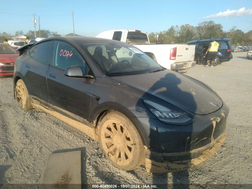 VIN 7SAYGDEE9PA052474 2023 TESLA MODEL Y AWD/LONG RANGE DUAL MOTOR ALL-WHEEL DRIVE