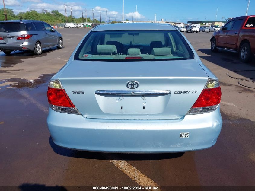 2005 Toyota Camry Le/Se/Std/Xle VIN: JTDBE32K553013102 Lot: 40490041