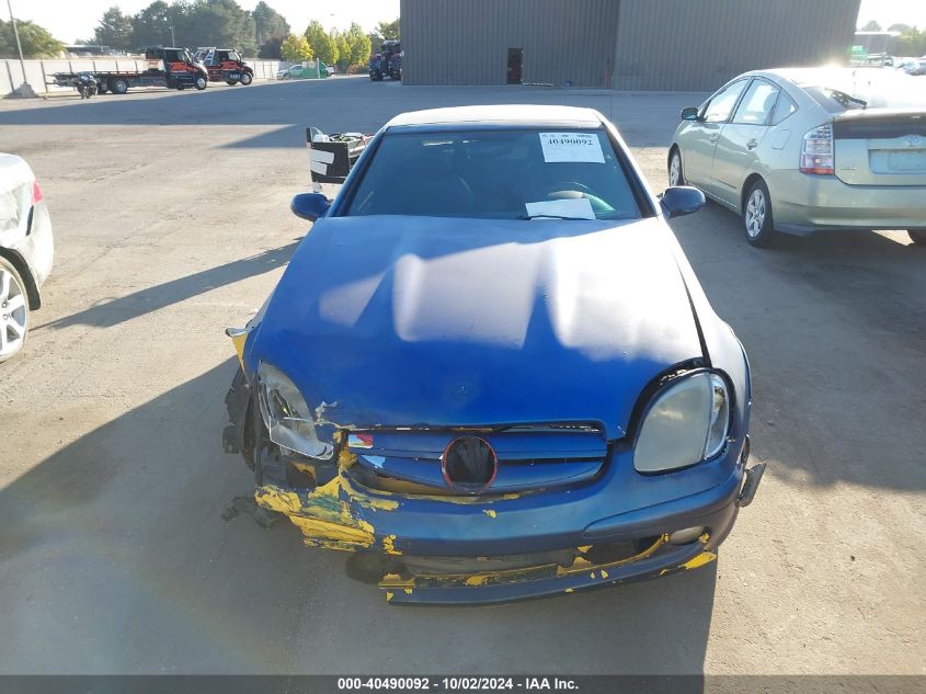 2003 Mercedes-Benz Slk 230 Kompressor VIN: WDBKK49F73F293221 Lot: 40490092