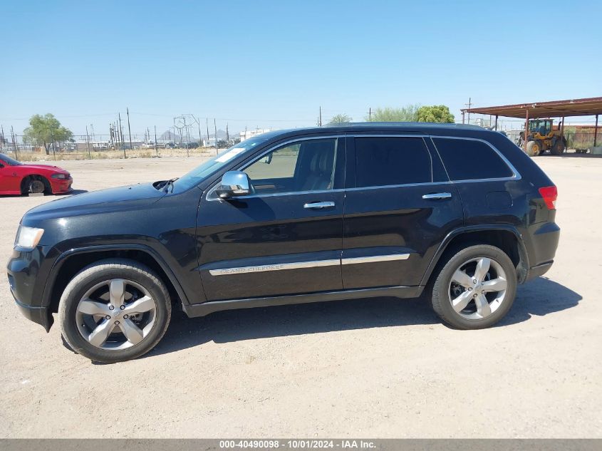 2013 Jeep Grand Cherokee Overland VIN: 1C4RJECG7DC546454 Lot: 40490098